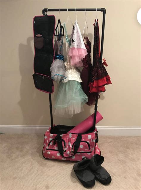 Large Garment Rack Bag With USB. . Dance bag with garment rack